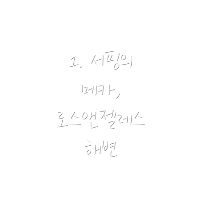 1. 서핑의 메카, 로스앤젤레스 해변