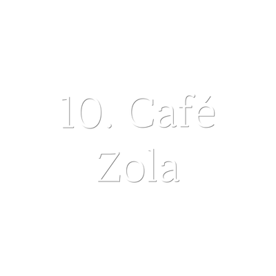 10. Café Zola