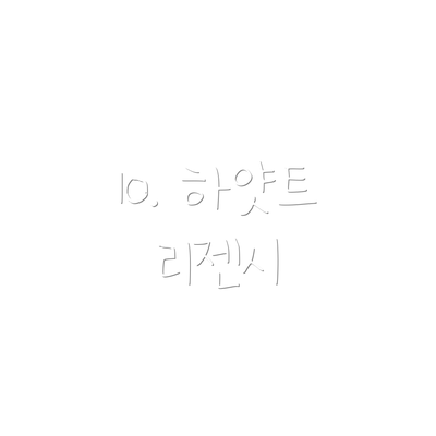 10. 하얏트 리젠시