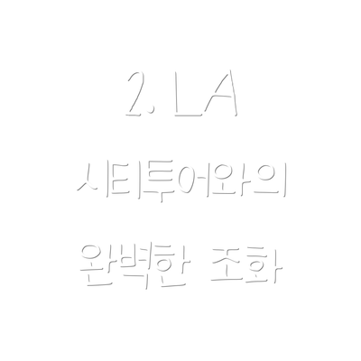 2. LA 시티투어와의 완벽한 조화