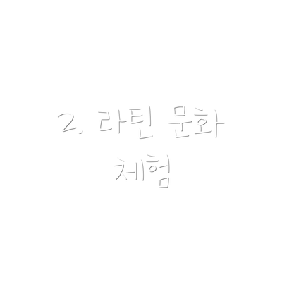 2. 라틴 문화 체험
