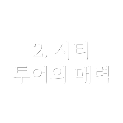2. 시티 투어의 매력