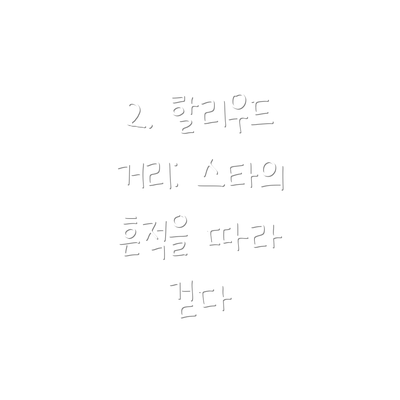 2. 할리우드 거리: 스타의 흔적을 따라 걷다