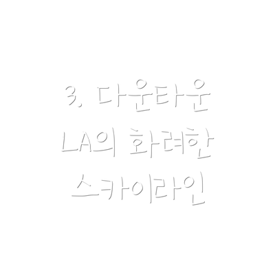 3. 다운타운 LA의 화려한 스카이라인