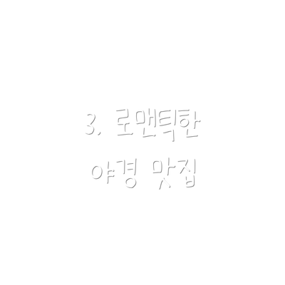 3. 로맨틱한 야경 맛집