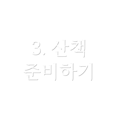 3. 산책 준비하기