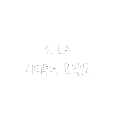 4. LA 시티투어 요약표