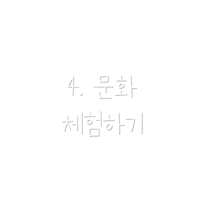 4. 문화 체험하기