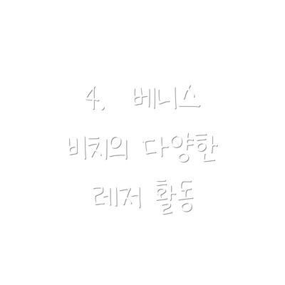 4.  베니스 비치의 다양한 레저 활동