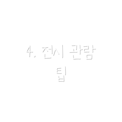 4. 전시 관람 팁