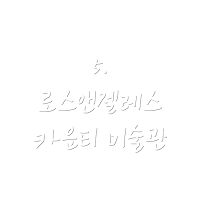 5. 로스앤젤레스 카운티 미술관