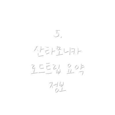 5.  산타모니카 로드트립 요약 정보