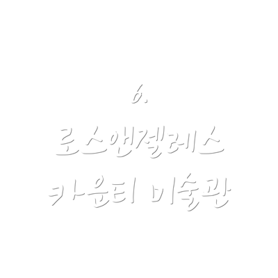 6. 로스앤젤레스 카운티 미술관