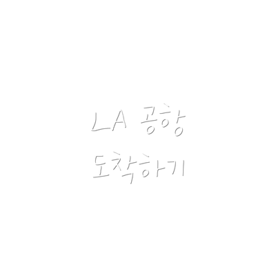 LA 공항 도착하기