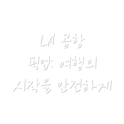LA 공항 픽업: 여행의 시작을 안전하게