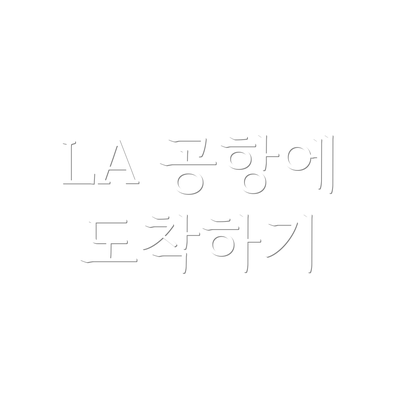 LA 공항에 도착하기