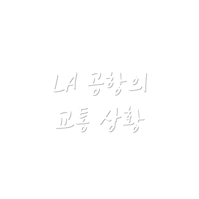 LA 공항의 교통 상황