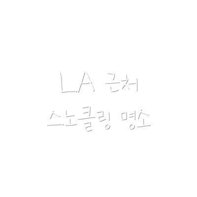 LA 근처 스노클링 명소
