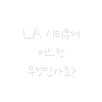 LA 시티투어 버스란 무엇인가요?