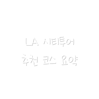 LA 시티투어 추천 코스 요약