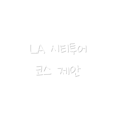 LA 시티투어 코스 제안