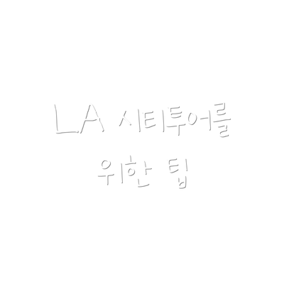 LA 시티투어를 위한 팁