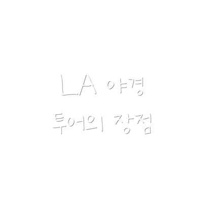 LA 야경 투어의 장점