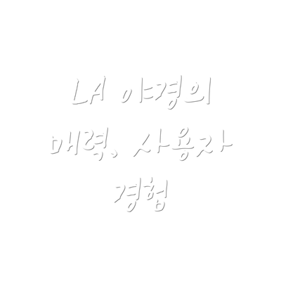 LA 야경의 매력, 사용자 경험