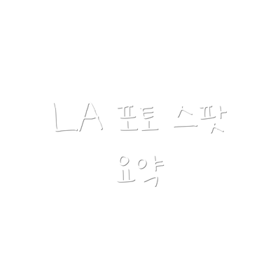 LA 포토 스팟 요약