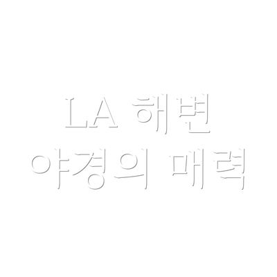 LA 해변 야경의 매력