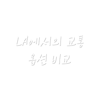 LA에서의 교통 옵션 비교