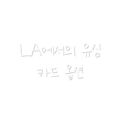 LA에서의 유심 카드 옵션