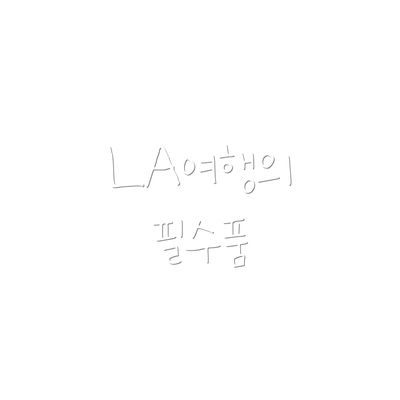 LA여행의 필수품