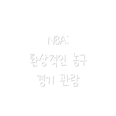 NBA: 환상적인 농구 경기 관람