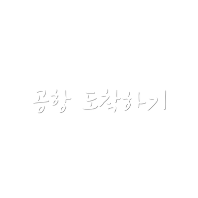공항 도착하기