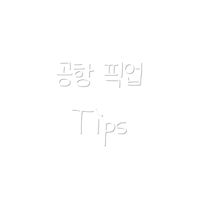 공항 픽업 Tips