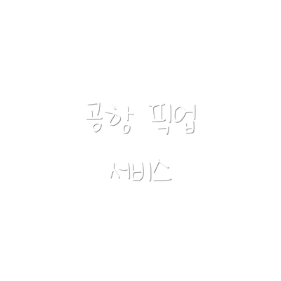 공항 픽업 서비스