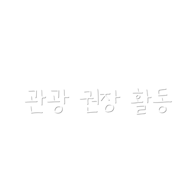관광 권장 활동