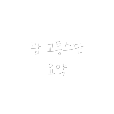 괌 교통수단 요약
