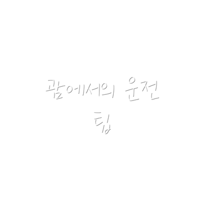 괌에서의 운전 팁
