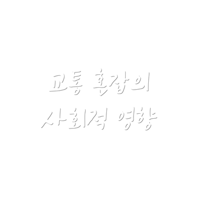 교통 혼잡의 사회적 영향