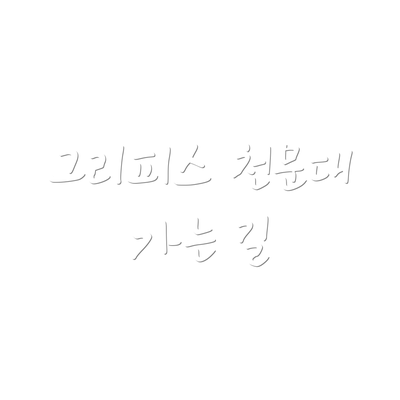 그리피스 천문대 가는 길