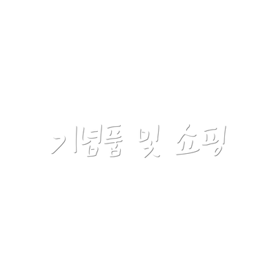 기념품 및 쇼핑