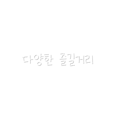 다양한 즐길거리