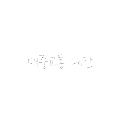 대중교통 대안