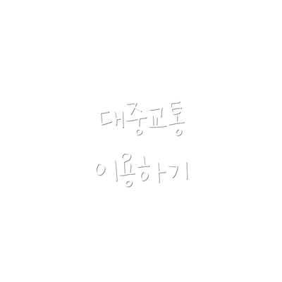 대중교통 이용하기