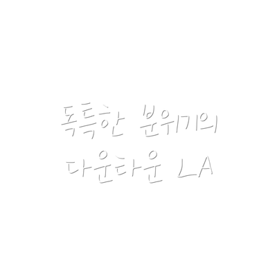 독특한 분위기의 다운타운 LA