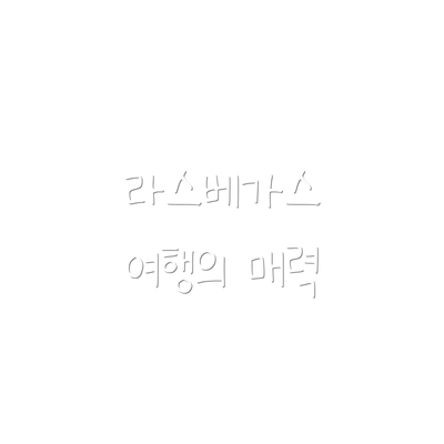 라스베가스 여행의 매력