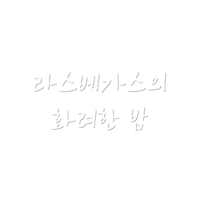 라스베가스의 화려한 밤