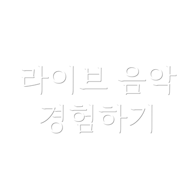 라이브 음악 경험하기